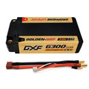 (EU)DXF 5mm 2S 6300mAh 7.6V 140C GOLDEN-NGP Batteria Lipo ad Alta Capacità Hardcase con XT90 Spina per 1:8 Scala RC Auto, Multi-Rotore RC Aeroplano, RC Elicottero, RC Barca